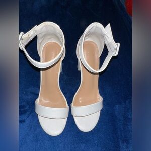 White woman heels